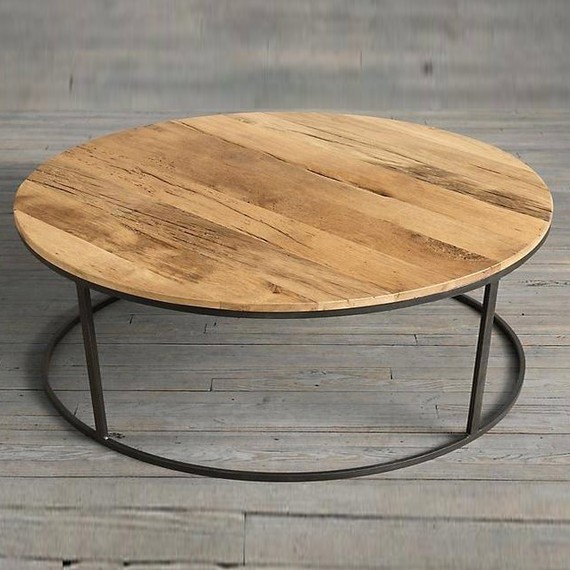 Стол журнальный в стиле лофт GES-219